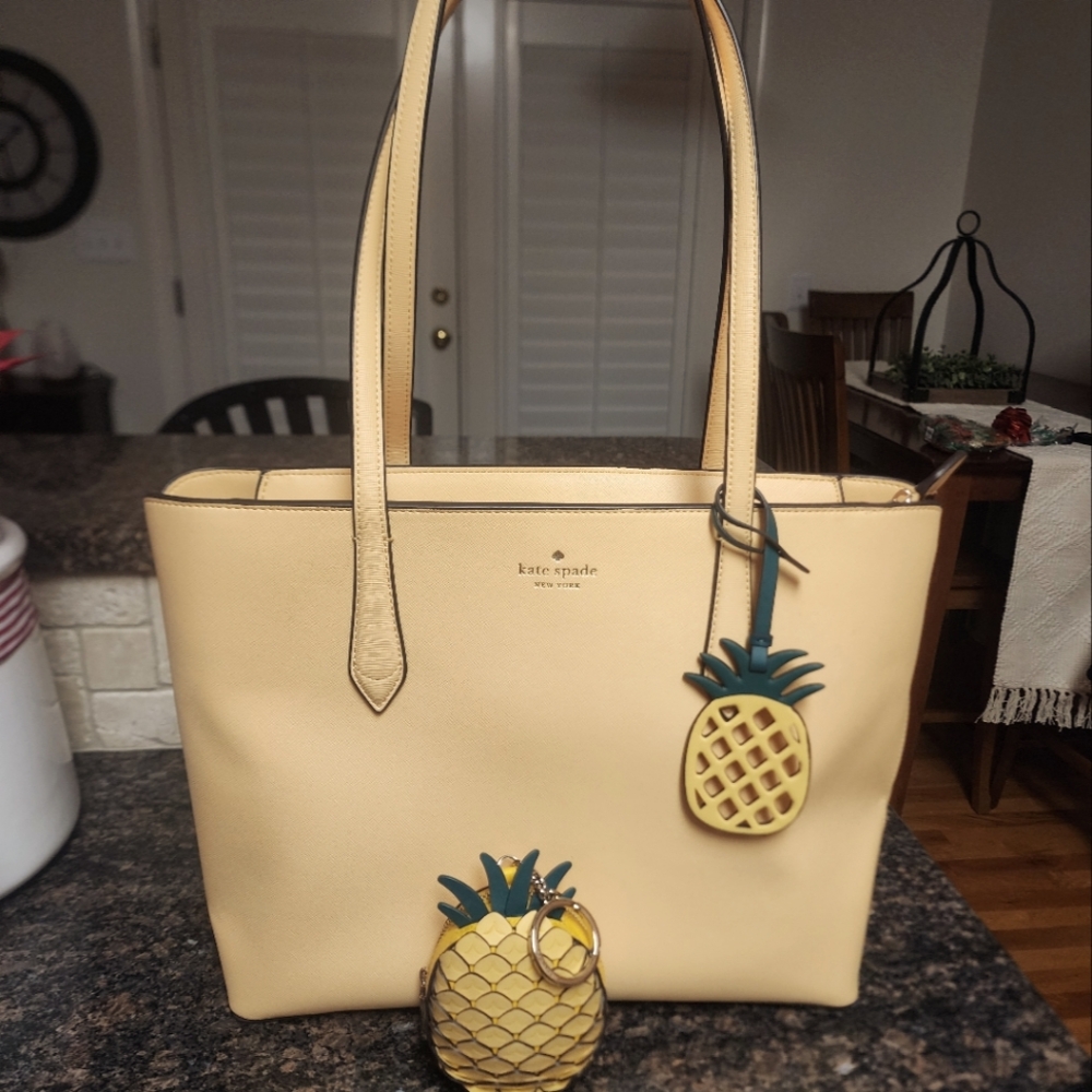 Kate Spade Purse/Pineapple change purse